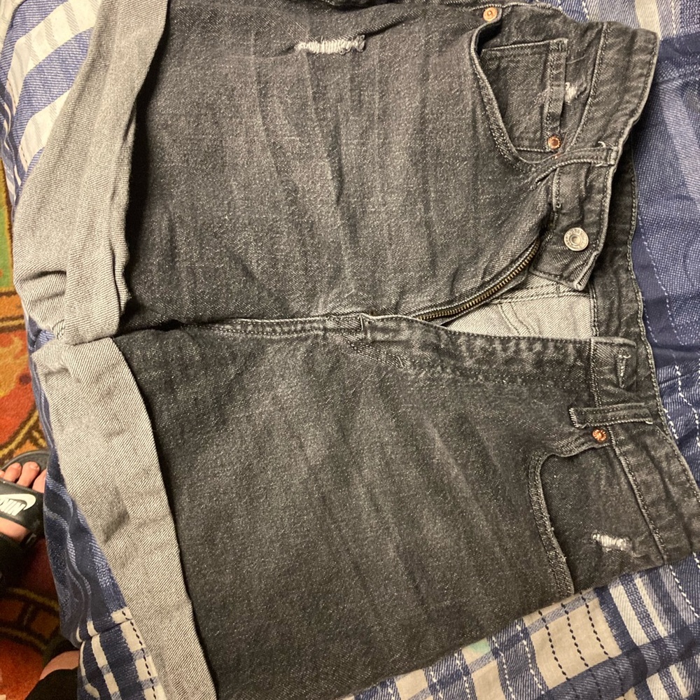 Jean shorts black